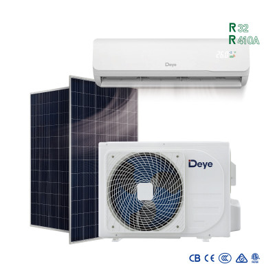 Hybrid ACDC 12000BTU R32 Cooling & Heating Mini Split Solar AC Chinese 100% Off Grid Solar Air Conditioner