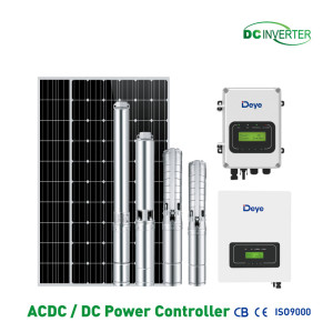 Hybrid ACDC Solar Submersible Water Pump Works On Solar & Grid Power