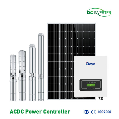 Hybrid ACDC Solar Submersible Water Pump Works On Solar & Grid Power