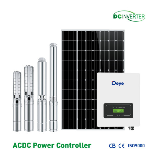 Hybrid ACDC Solar Submersible Water Pump Works On Solar & Grid Power