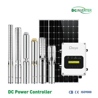 Off Grid DC Solar Water Pump Reliable & Efficient 100% Portable Auto Start Solar DC Water Pump for Home Use,  Small Garden