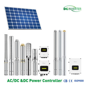 Hybrid AC/DC Solar Water Pump with Automatic Switch, for Industrial Irrigation and Farming