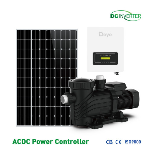 Dual Power AC/DC Solar Pool Pump with MPPT & Auto Grid Backup for Continuous Circulation