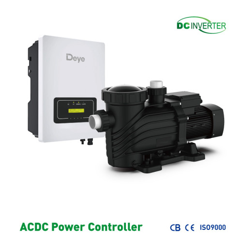 Dual Power AC/DC Solar Pool Pump with MPPT & Auto Grid Backup for Continuous Circulation