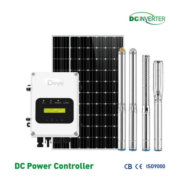 Deye DC Submersible Solar Pump Solar Deep Well Submersible Pump off guid
