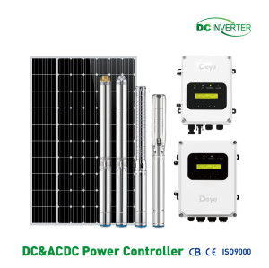 Deye DC Submersible Solar Pump Solar Deep Well Submersible Pump off guid