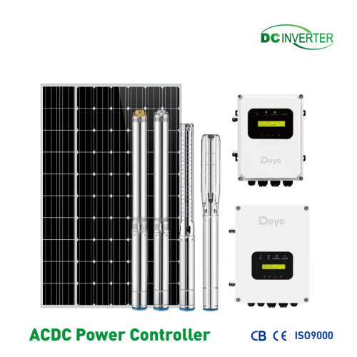 Deye Dual Power AC/DC Hybrid Solar Submersible Pump | Dual Power Deep Well Pump
