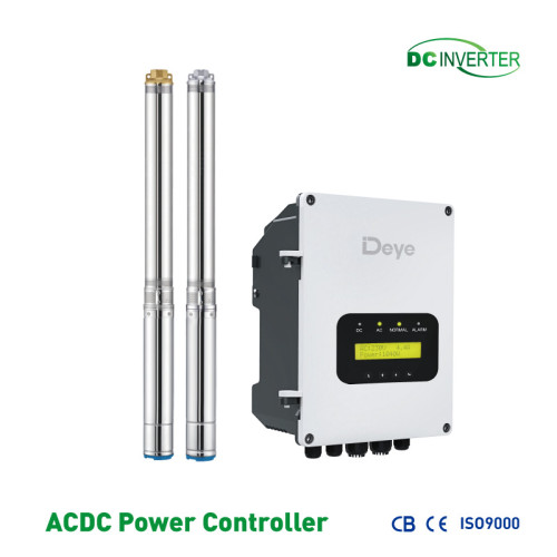 High Speed Hybrid AC/DC Solar Water Pump with Automatic Switch deye Solar Submersible Pump with AC backup for livestock