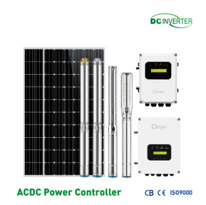 High Speed Hybrid AC/DC Solar Water Pump with Automatic Switch deye Solar Submersible Pump with AC backup for livestock