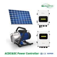 AC/DC Solar Jet Water Pump Self-Priming Auto Grid Backup, for Home Pressure System