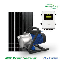 AC/DC Solar Jet Water Pump Self-Priming Auto Grid Backup, for Home Pressure System