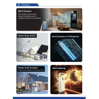Solar Air Conditioner Floor Standing Type (Hybrid AC/DC)