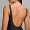 China Manufacturer Custom V-Neck Skimpy-Fit Low Back One-Piece Swimsuit