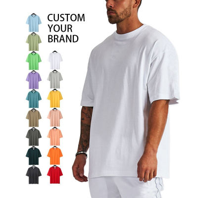 High Quality Loose Fashion Streetwear Blank Oversize Men T shirts