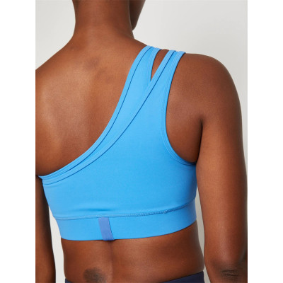 Trendy Design High Quality Plus Size Sports Bra Removable Padded Gym Women One Shoulder Sports Bra