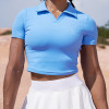 High Waist Ladies Tennis Skirts Women Sports Gym Wear Custom Pleated Elastic Tennis Skirts