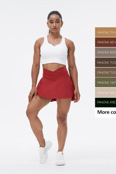 Fashion Custom Lightweight 2 In 1 Breathable Tennis Skirt Dress For Women