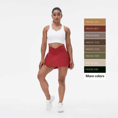 Fashion Custom Lightweight 2 In 1 Breathable Tennis Skirt Dress For Women