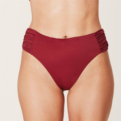 China Manufacturer Custom the Ruched Side Bikini Swim Bottom