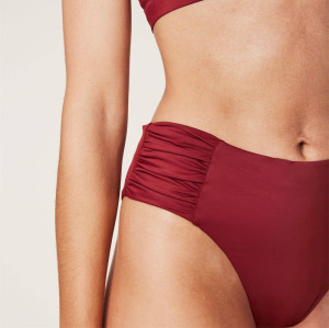China Manufacturer Custom the Ruched Side Bikini Swim Bottom