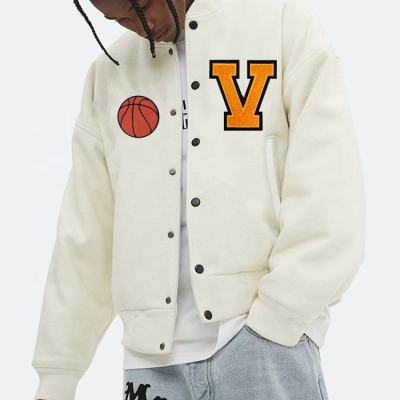 Hot Selling Custom Cool Style Fleece Winter Baseball Jackets For Men