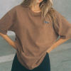 Wholesale High Quality , Customized top Printed Logo OverSized  Shirt, Women Blank T Shirt