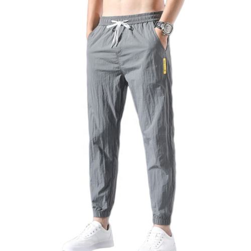 High Quality Stretch Men Athletic Joggers Men Slim Fit Quick Dry Elasic Waist Pants