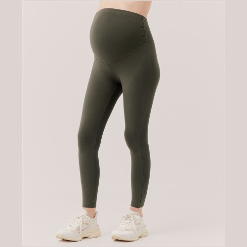 China Manufacturer Custom high waist full length maternity leggings