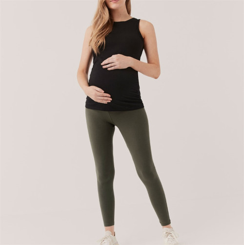 China Manufacturer Custom high waist full length maternity leggings