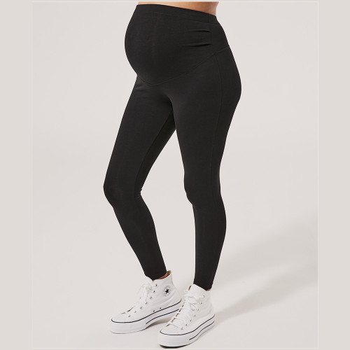 China Manufacturer Custom high waist full length maternity leggings