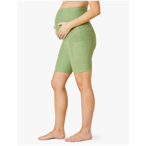 China Manufacturer Custom phone pockets Maternity Biker Short