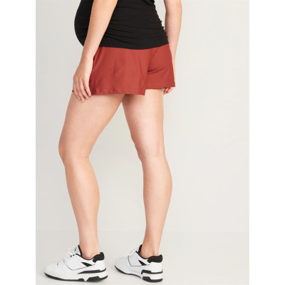 Custom 3 inch inseam Rollover-Waist maternity short