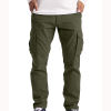 Outdoor Hiking Cotton Cargo Pants Men Streetwear Casual Straight Multi Pocket Cargo Pants Men