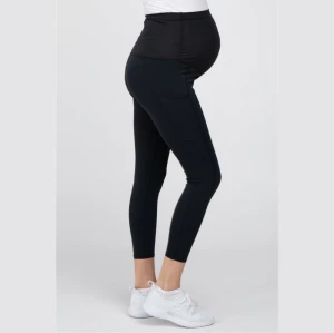 China Manufacturer Side Pocket Cropped Maternity Active Legging