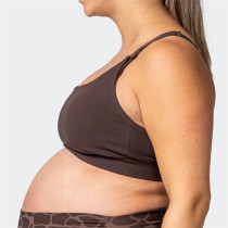 Customize four way stretchy adjustable elastic strap maternity sports bra