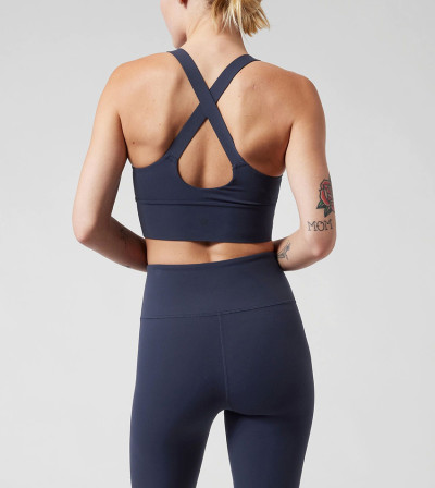 Wholesale Women Gym Active Wear Y Back High Quality Thin Strap Breathable Sports Bra manufacturer