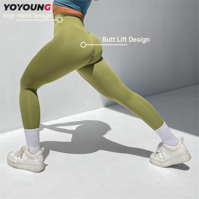 Custom Private Label High Waist Butt Lift Workout Leggings For Women China Manufacturer