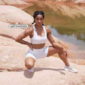 Fitness Ladies Girls Running Gym Yoga Bra Tops Custom Logo Crane Exercise Workout Women Sports Bra