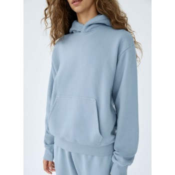 Women's Casual Sweatshirt,Sports Hoodies,Loose Fit Hooded Plain Sweatshirt