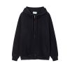 450G heavy weight hoodie jacket,loose pure cotton hoodie jacket,coil zipper hoodie colorful jacket
