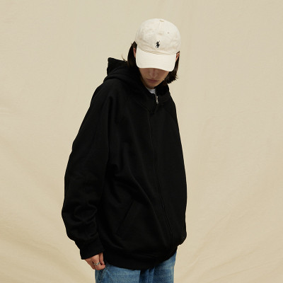 450G heavy weight hoodie jacket,loose pure cotton hoodie jacket,coil zipper hoodie colorful jacket