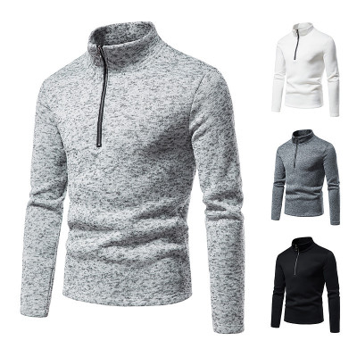 Custom zippered jacket hoodie,half cardigan jacket hoodie,a turtleneck jacket hoodie