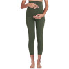 Custom maternity 7/8 length leggings,high waist maternity leggings with phone pockets