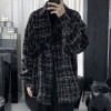 Plaid coat,oversize jacket top man,high street fall winter oversize jacket