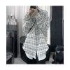 Plaid coat,oversize jacket top man,high street fall winter oversize jacket