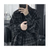 Plaid coat,oversize jacket top man,high street fall winter oversize jacket