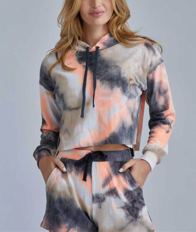 Women's sweatshirts,tie dye sweatshirts, sports hoodies,relaxed fit crop hooded sweatshirts