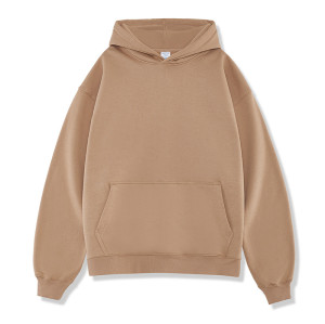 Custom solid color hoodie,basic 390G plus cashmere american oversized hoodie,thickened men's hoodie