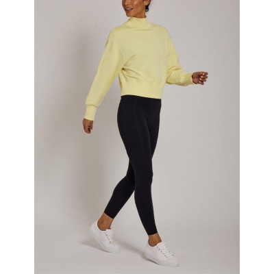 Women's high neck sweatshirts puff sleeve hoodies