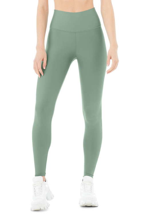 High Waisted Basic Leggings For Ladies Butt Lifting Sports Tights